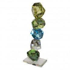 Cantilevered Murano glass sculpture